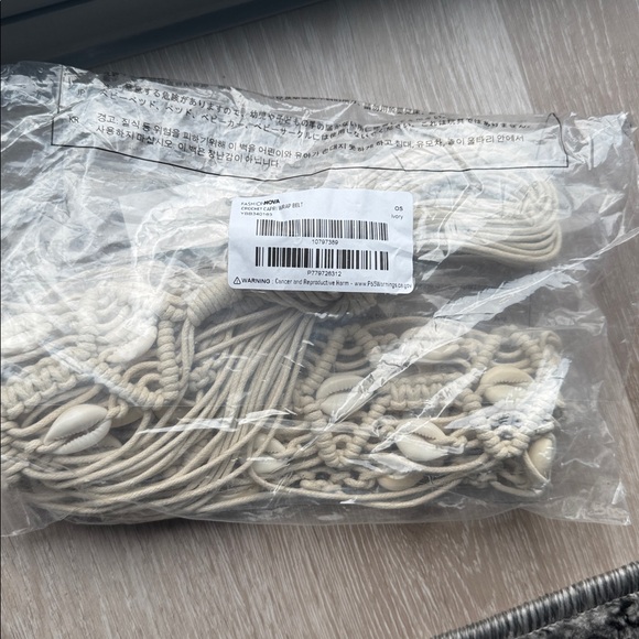 Ivory Crochet Wrap Accent Belt NEW 🏷️ - Picture 5 of 5